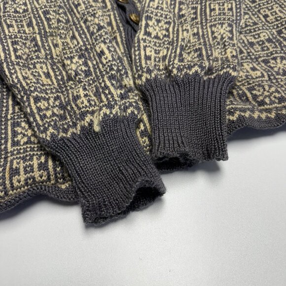Vintage Wool Paul Mage Denmark Cardigan Wool Size S/M Sweater Button Down - Picture 9 of 16